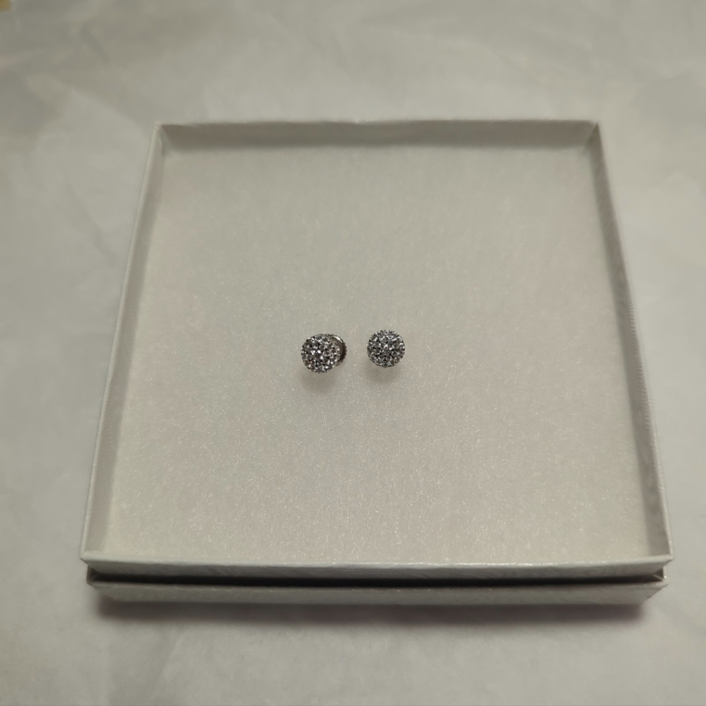 Moissanite Stud Earrings (.6 Ctw)